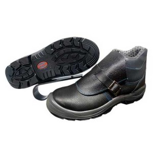 کفش جوشکاری آقانژاد مدل اورست ساق دار مشکی