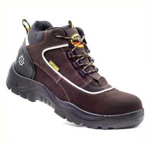 پوتین ایمنی سیفتی جوگر مدل نبوک قهوه ای