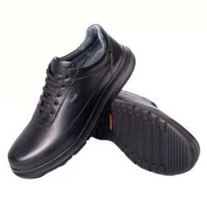 کفش اداری فرزین مدل ویبرام مشکی بنددار