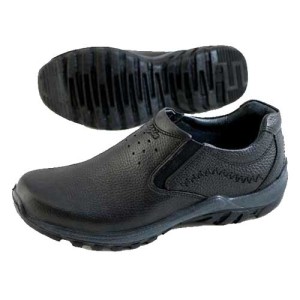 کفش اداری فرزین مدل کلارک بدون  بند مشکی