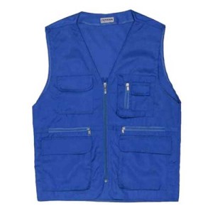 جلیقه خبرنگاری چهار جیب پارچه کج راه