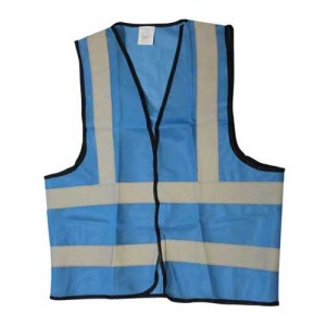 جلیقه ایمنی شبرنگ دار ایرانی آبی