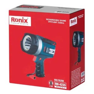 نورافکن شارژی تفنگی 5 حالته رونیکس مدل 4235