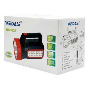 نورافکن شارژی خورشیدی Weidasi کد 562S
