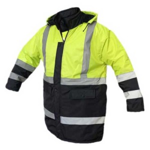 اورکت راهداری شبرنگ دار آستر لایکو فسفری