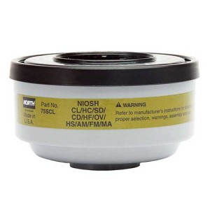 فیلتر ماسک شیمیایی هانیول نورث مدل 75SCL