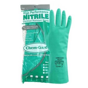 دستکش ضد حلال نیتریل چم گارد