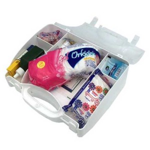 جعبه کمک های اولیه دیبا با اقلام اولیه