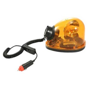 چراغ گردان پلیسی فندکی مگنتی تخم مرغی زرد