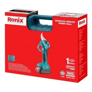 قیچی باغبانی شارژی براش لس رونیکس مدل 8660