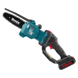 اره زنجیری شارژی رونیکس 20 ولت مدل 8600