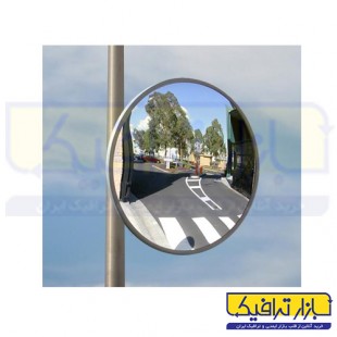 آینه محدب ترافیکی بدون فریم شیشه ای قطر 90