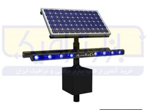 چراغ پلیس مجازی LED دو طرفه خورشیدی