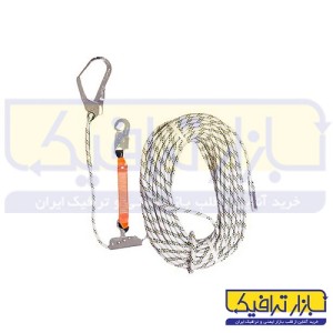 طناب ایمنی ضربه گیر۵۰ متری