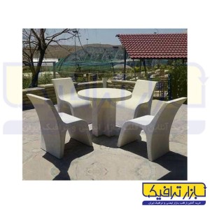 میز گرد بتنی