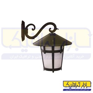 چراغ دیواری حیاط آبنوس
