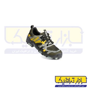 کفش ایمنی  نیو استایل خردلی زیره لاستیک