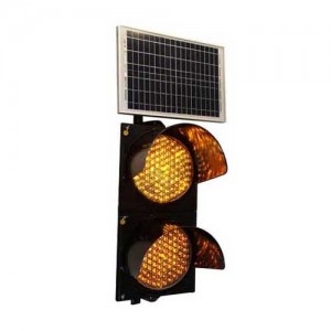 چراغ راهنمایی LED دو خانه سولار