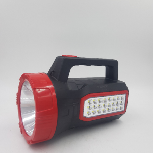 چراغ قوه دستی شارژی مشکی قرمز