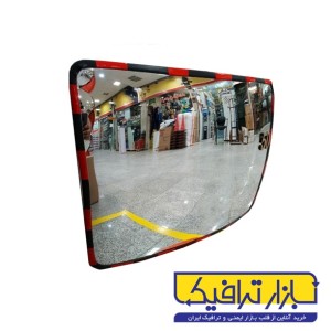 آینه محدب مستطیلی شیشه ای 60*40
