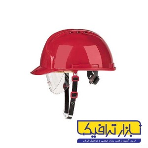 کلاه ایمنی صنعتی با عینک متحرک