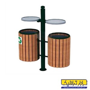 سطل زباله چوبی