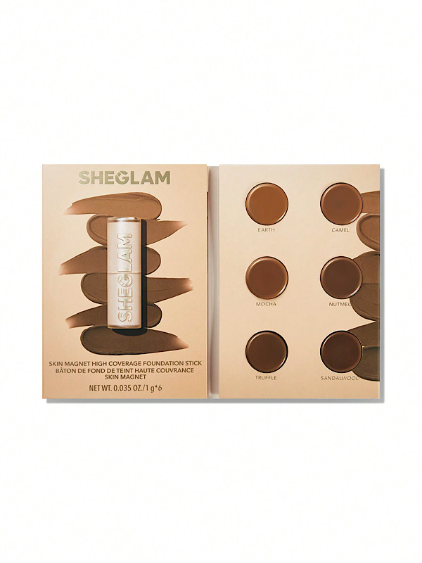 کرم پودر استیکی با پوشش بالا Skin Magnet - رنگ Tan شیگلم SHEGLAM