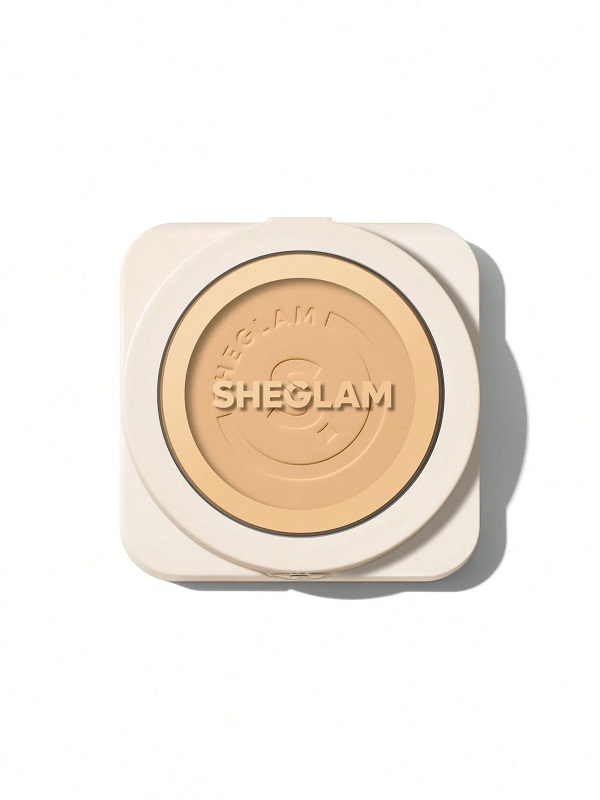 پنکک کرم پودری (پودر  پایه)  SKIN-FOCUS فول کاور - رنگ SHELL شیگلم SHEGLAM