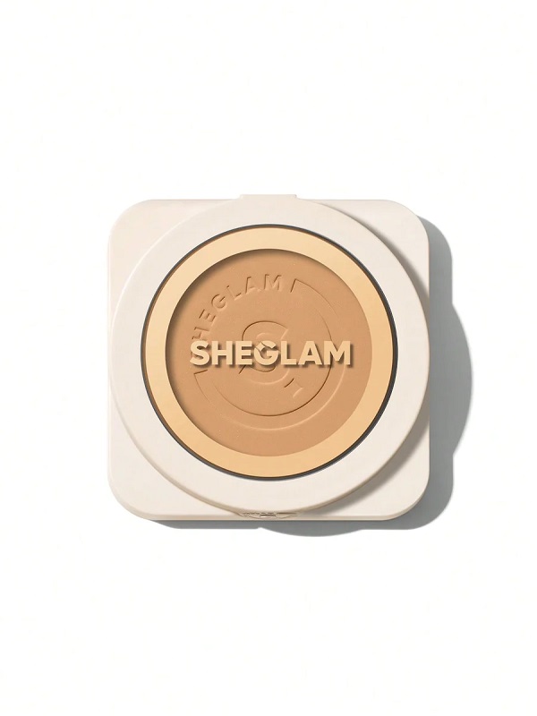 پنکک کرم پودری (پودر  پایه)  SKIN-FOCUS فول کاور - رنگ  PEACH شیگلم SHEGLAM