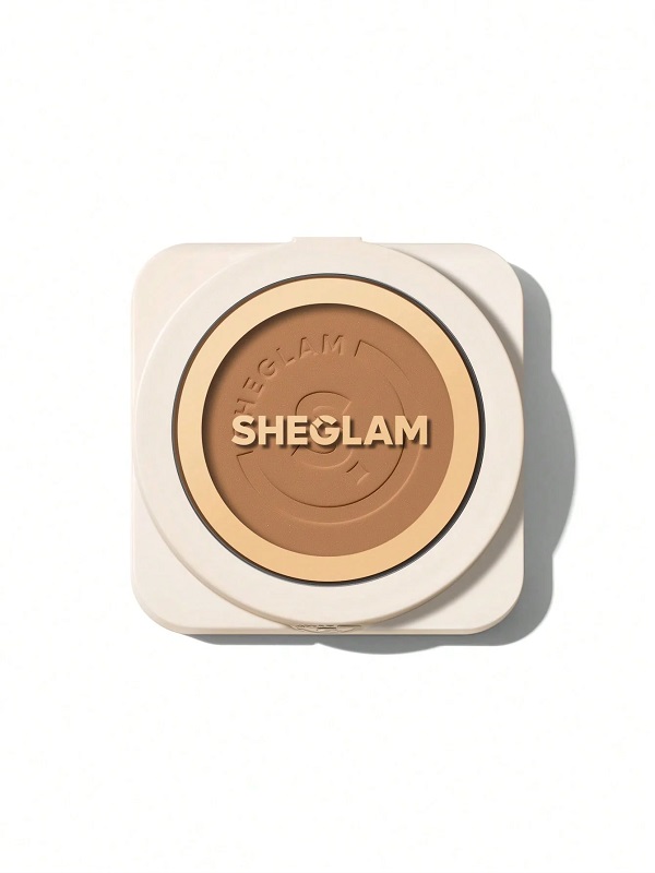 پنکک کرم پودری (پودر  پایه)  SKIN-FOCUS فول کاور - رنگ SADDLE شیگلم SHEGLAM
