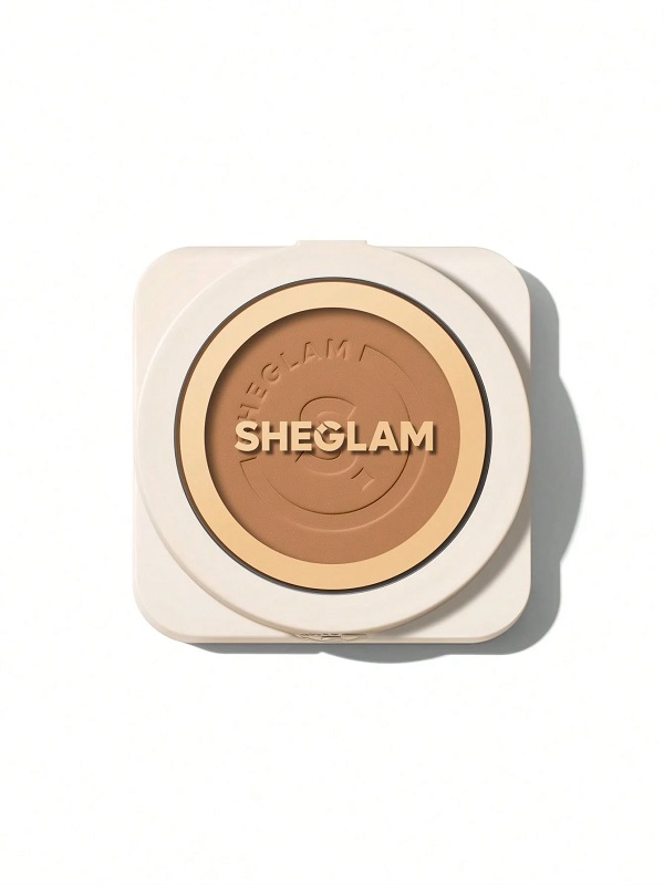 پنکک کرم پودری (پودر  پایه)  SKIN-FOCUS فول کاور - رنگ WALNUT شیگلم SHEGLAM