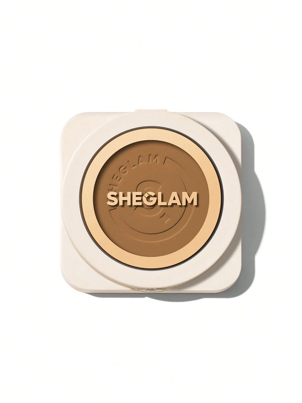 پنکک کرم پودری (پودر  پایه)  SKIN-FOCUS فول کاور - رنگ MAHOGANY شیگلم SHEGLAM