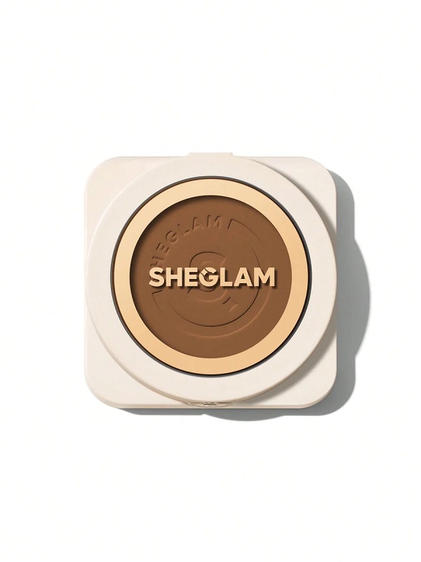 پنکک کرم پودری (پودر  پایه)  SKIN-FOCUS فول کاور - رنگ CAMEL شیگلم SHEGLAM