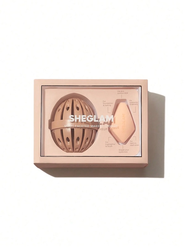 اسفنج چند وجهی MULTI-FACETED MAKEUP SPONGE-BEIGE شیگلم SHEGLAM