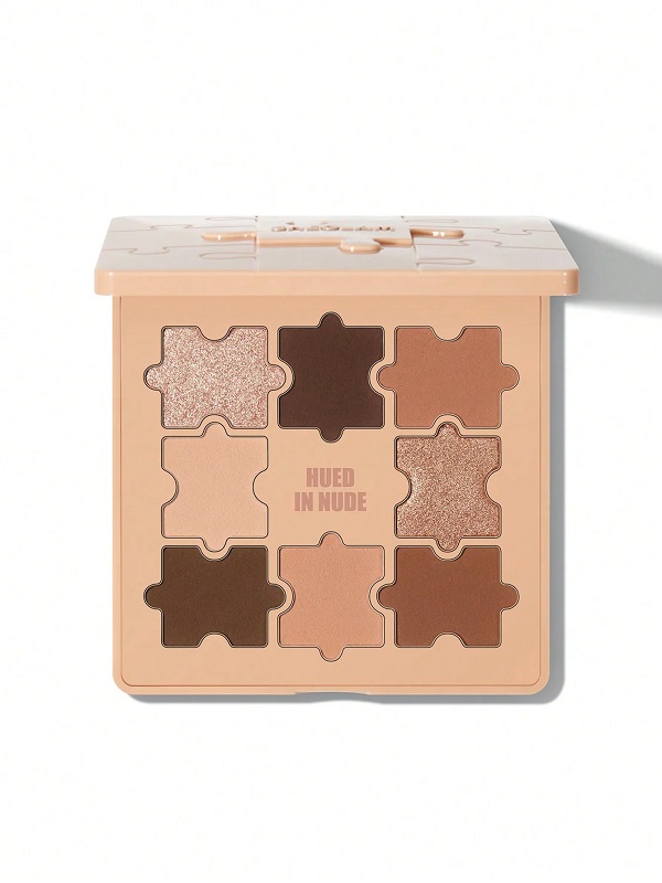 پالت سایه چشم JAZY JIGSAW رنگ  HUED IN NUDE شیگلم SHEGLAM