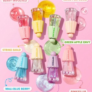 روغن لب آبرسان JELLY WOW رنگ ‏ PINKIES UP شیگلم SHEGLAM