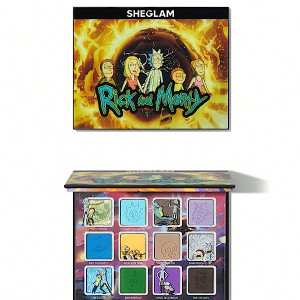 پالت سایه چشم “بی‌معنایی زندگی” از همکاری RICK AND MORTY و شیگلم SHEGLAM