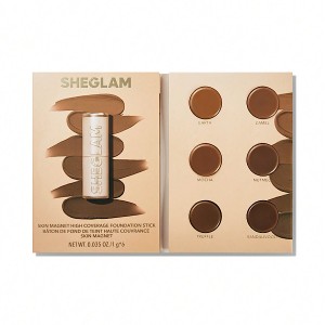 کرم پودر استیکی با پوشش بالا Skin Magnet - رنگ Tan شیگلم SHEGLAM