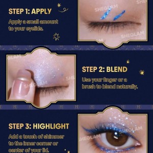 ژل گلیتر Crystal Flutter کالکشن  Crimson Butterfly رنگ Mimic شیگلم SHEGLAM
