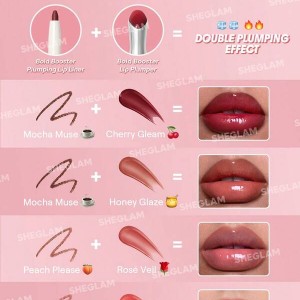خط لب Bold Booster Plumping Lip Liner رنگ Cocoa Crush شیگلم SHEGLAM