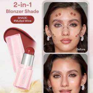 رژگونه استیکی Buttery Bliss Blush Stickرنگ Chestnut Flush Terracotta شیگلم SHEGLAM