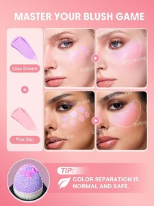رژ گونه مایع مات  Color Bloom Liquid Blush-Pink Slip شیگلم SHEGLAM