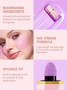 رژ گونه مایع مات  Color Bloom Liquid Blush-Pink Slip شیگلم SHEGLAM