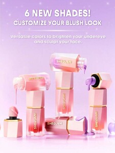 رژ گونه مایع مات  Color Bloom Liquid Blush-Pink Slip شیگلم SHEGLAM