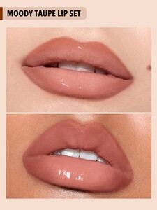 SOFT 90'S GLAM LIP LINER AND LIP DUO SET-MOODY TAUPE LIP  شیگلم SHEGLAM