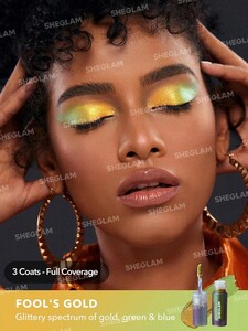 سایه‌چشم مایع چند رنگ  CHROMA ZONE رنگ FOOL'S GOLD شیگلم SHEGLAM
