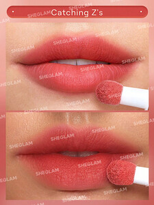 رژ لب مایع مات بالش‌دار Pout Cushion - رنگ Catching Z’s شیگلم SHEGLAM