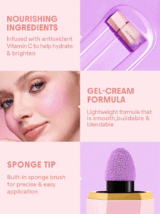 رژ گونه مایع مات  Color Bloom Liquid Blush-Coral Glow شیگلم SHEGLAM