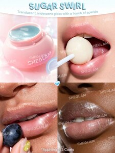 ژل لب آبرسان Hydra Jelly Pocket Lip Jam رنگ ‏Sugar Swirl شیگلم SHEGLAM