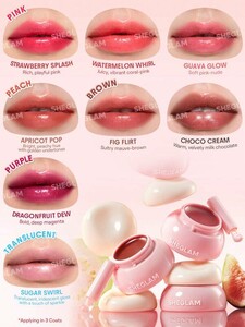 ژل لب آبرسان Hydra Jelly Pocket Lip Jam رنگ ‏Sugar Swirl شیگلم SHEGLAM